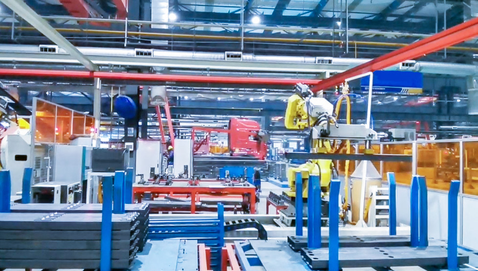 AI視覺引導方管組對焊接上料 | 某大型工程機械廠