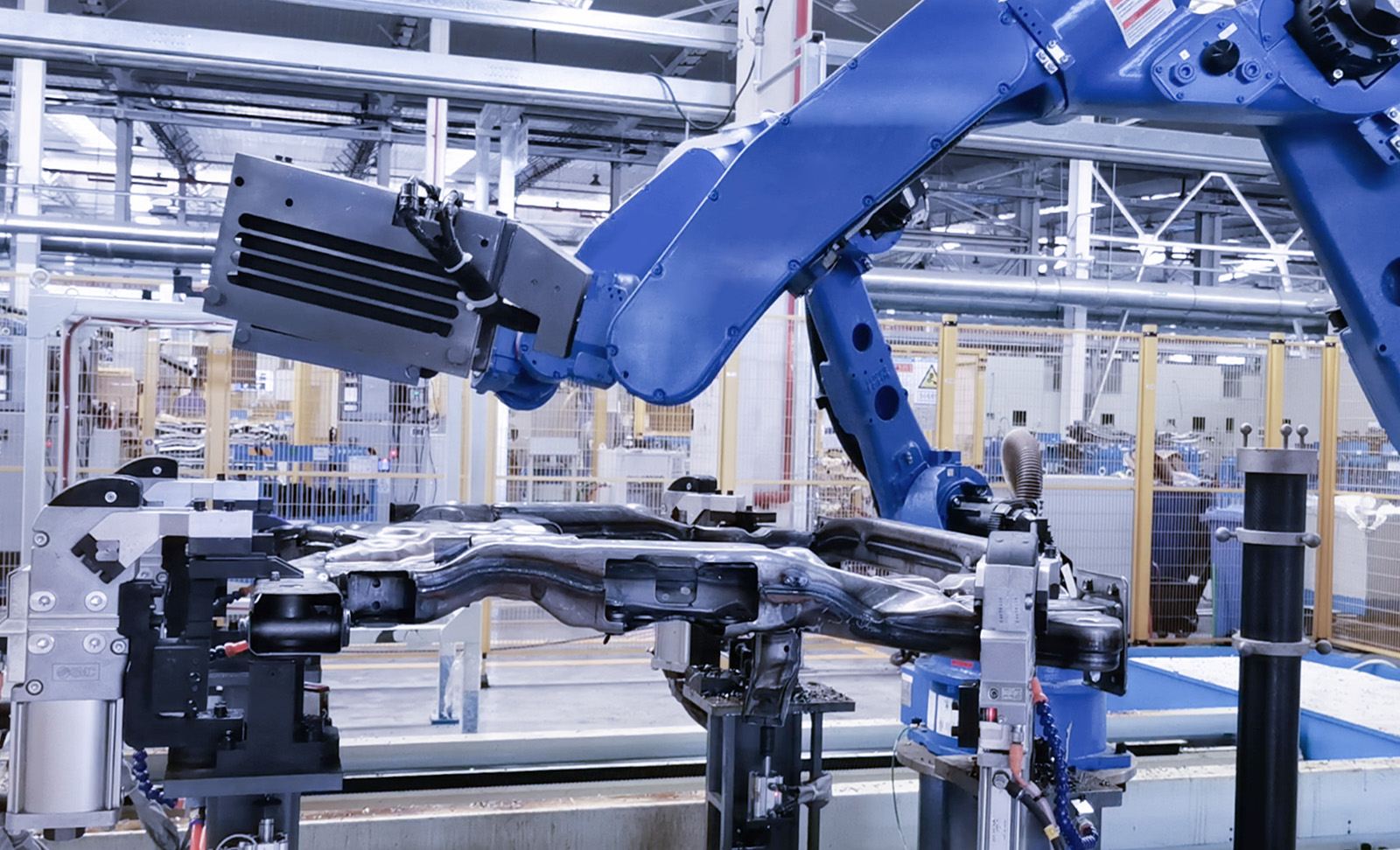 副車架高精度在線測量 | 某大型汽車零部件廠 副車架高精度在線測量 | 某大型汽車零部件廠