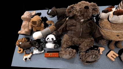 細節豐富的玩具