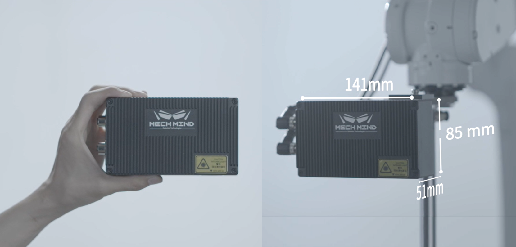 新升級(jí)Mech-Eye Nano工業(yè)級(jí)3D相機(jī)——超小體積、更高精度、更強(qiáng)工業(yè)防護(hù)