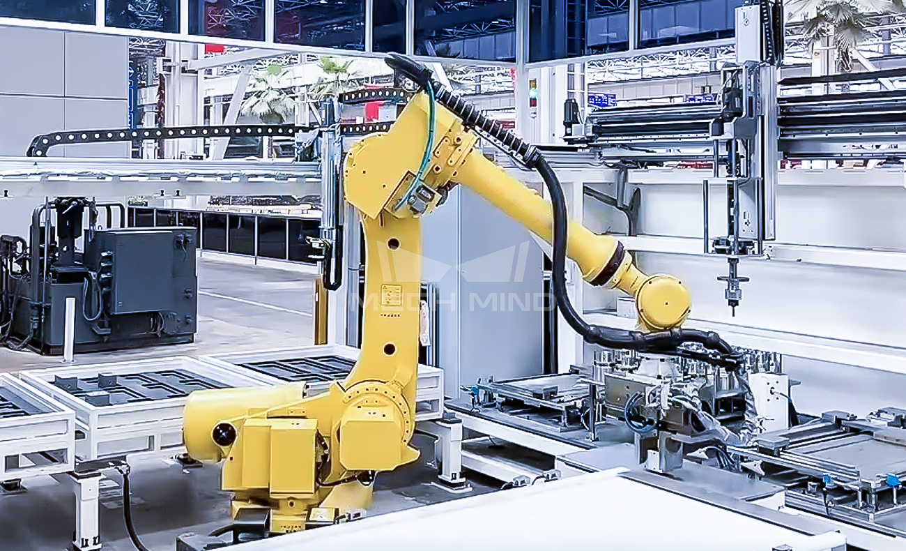 AI視覺引導大小閥塊抓取上料 | 某工程機械巨頭