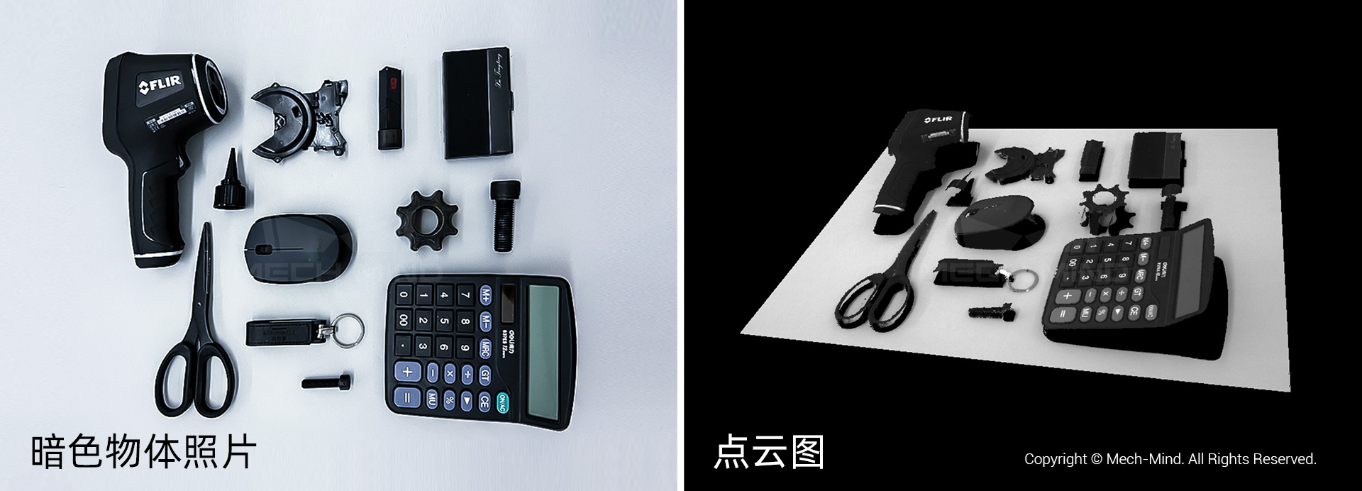 高精度結(jié)構(gòu)光工業(yè)3D相機(jī)Mech-Eye PRO全面升級(jí)：可選藍(lán)光/白光版本，適合中距離應(yīng)用